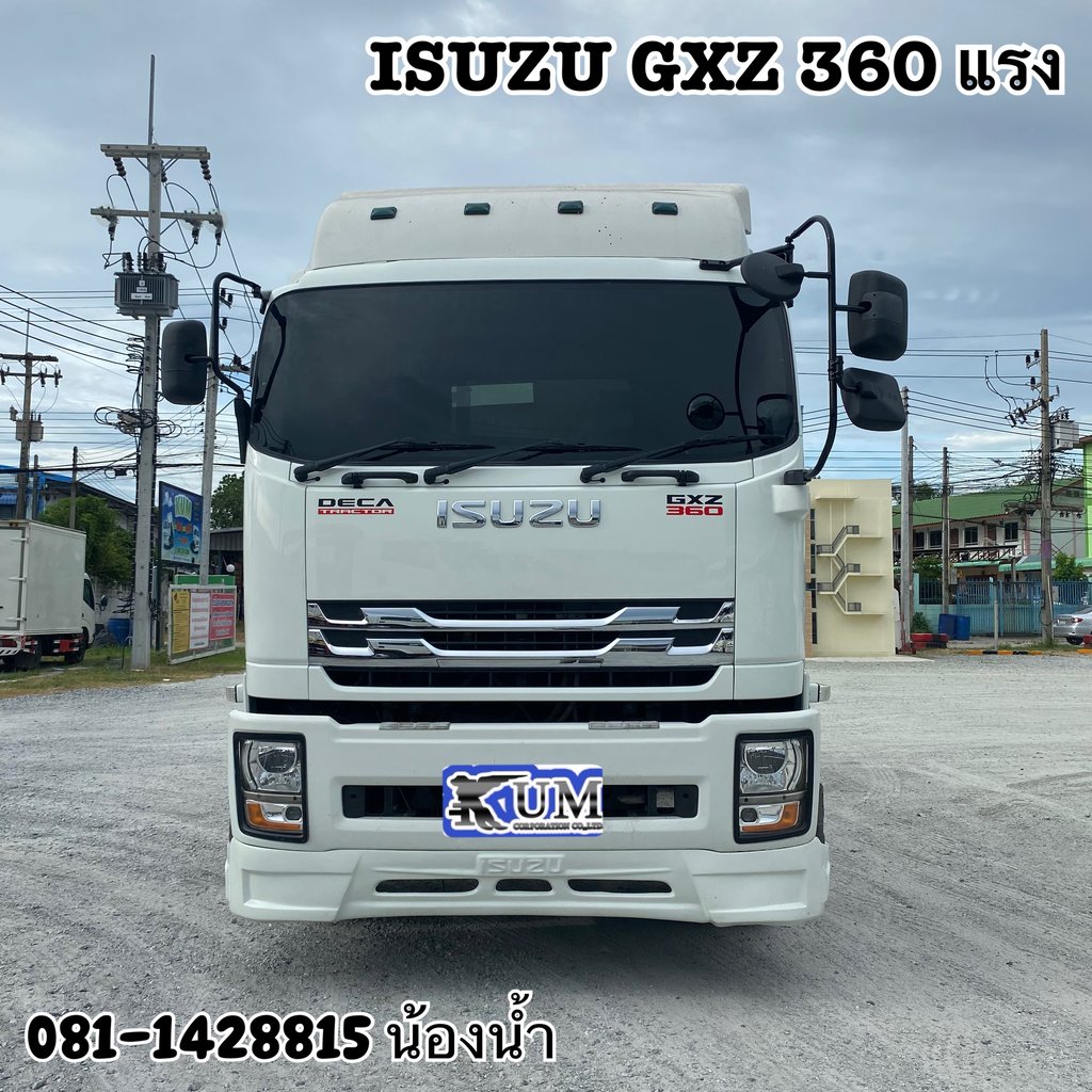 ISUZU GXZ 380แรงม้า รถบรรทุก 10ล้อ หัวลาก เฉพาะหัว ปี2023 (9052)