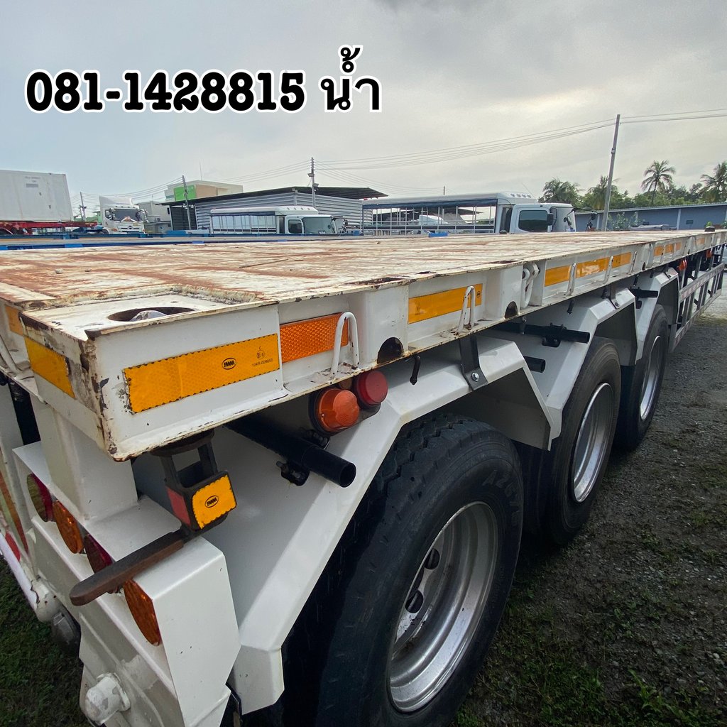 🚚หางพื้นเรียบ สามเพลา อู่สามมิตร ปี 2564 (3289) 🚚หางพื้นเรียบ สามเพลา อู่สามมิตร ปี 2564 (3289)