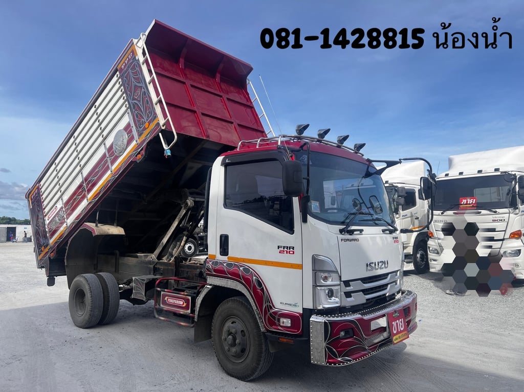 ISUZU FRR 210แรงม้า รถบรรทุก 6ล้อ ดั้มพ์ ปี2022 (7715)