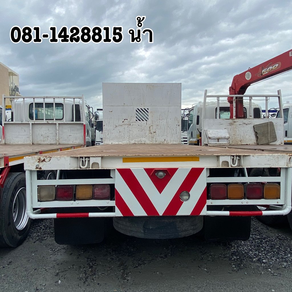 🚚สิบล้อพื้นเรียบ ISUZU FVZ 300 แรง ปี 2557 (0978)