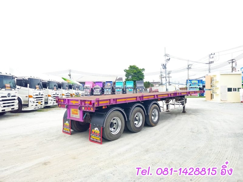 หางพื้นเรียบ สามเพลา อู่ panusmawim ปี 2555 (7198)