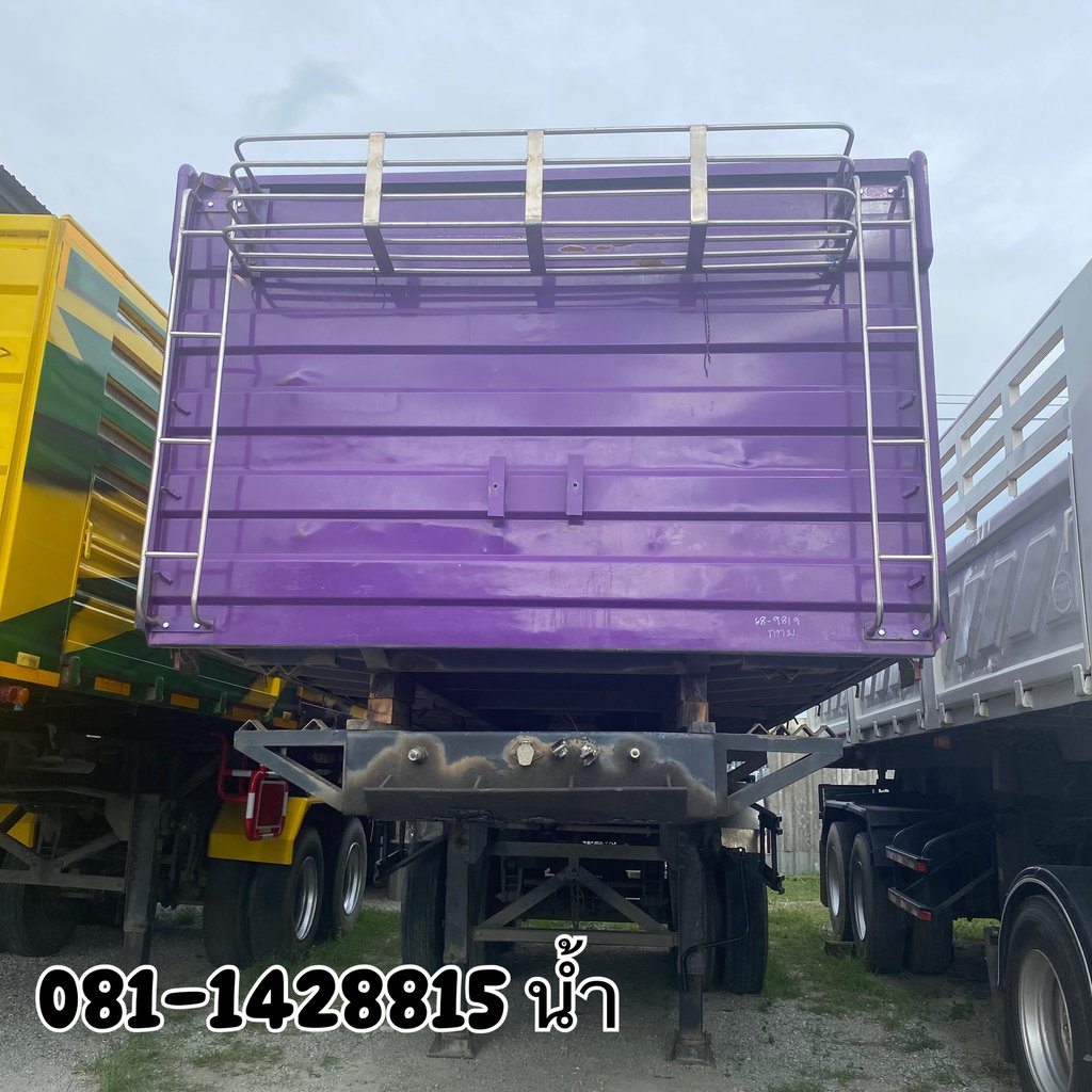🚚หางเซมิดั้มพ์ สองเพลา อู่เพชรรัตน์นำกิจเจริญ ปี 2566 (9819)