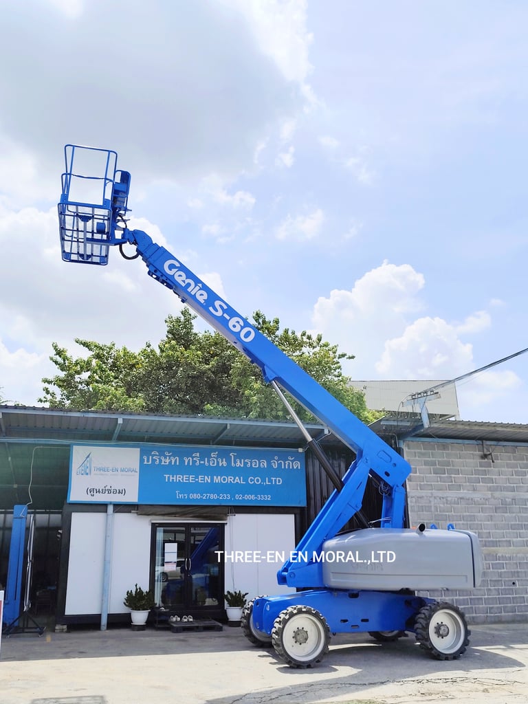 รถกระเช้า Boom Lift Genie S60 รถกระเช้า Boom Lift Genie S60
