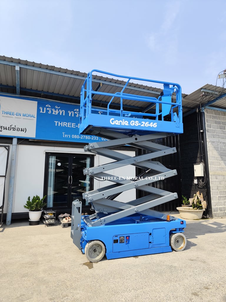รถกระเช้า Scissor Lift Genie GS-2646 รถกระเช้า Scissor Lift Genie GS-2646