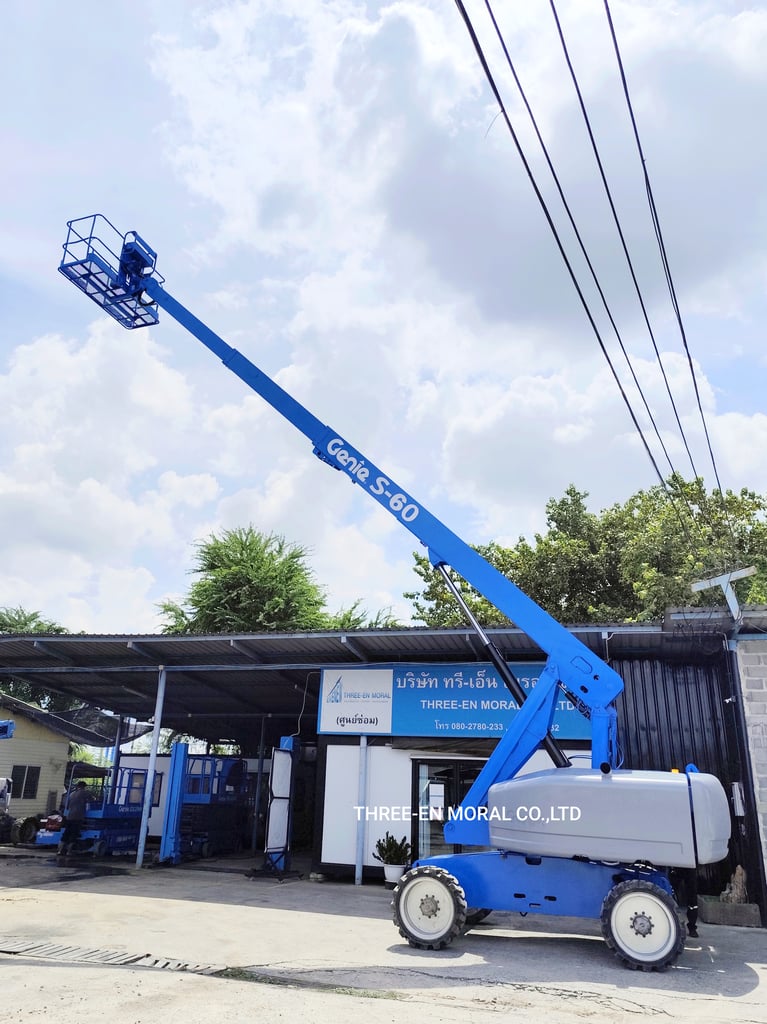 รถกระเช้า Boom Lift Genie S60 รถกระเช้า Boom Lift Genie S60