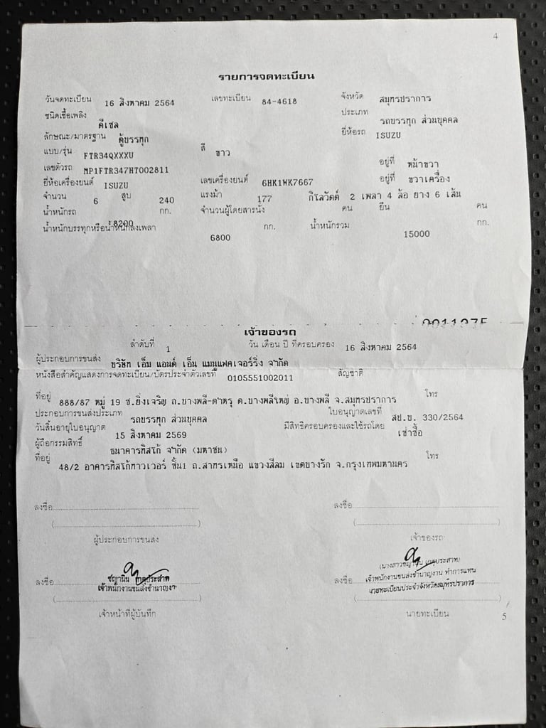 ISUZU FTR 240แรงม้า รถบรรทุก 6ล้อ ตู้แห้ง ปี2021 เลขไมล์ 105,288 กม. ISUZU FTR 240แรงม้า รถบรรทุก 6ล้อ ตู้แห้ง ปี2021 เลขไมล์ 105,288 กม.