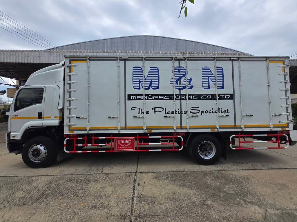 ISUZU FTR 240แรงม้า รถบรรทุก 6ล้อ ตู้แห้ง ปี2021 เลขไมล์ 105,288 กม. ISUZU FTR 240แรงม้า รถบรรทุก 6ล้อ ตู้แห้ง ปี2021 เลขไมล์ 105,288 กม.