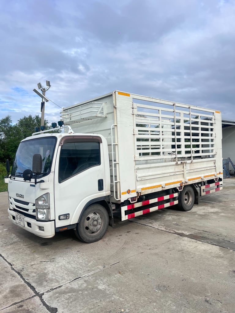 ขายด่วน รถบรรทุกอีซูซุ NPR พร้อมคอกเหล็ก ขายด่วน รถบรรทุกอีซูซุ NPR พร้อมคอกเหล็ก