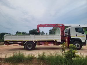 ISUZU FTR 240แรงม้า รถบรรทุก 6ล้อ รถหัวลากติดเครน เลขไมล์ 3,312 กม.