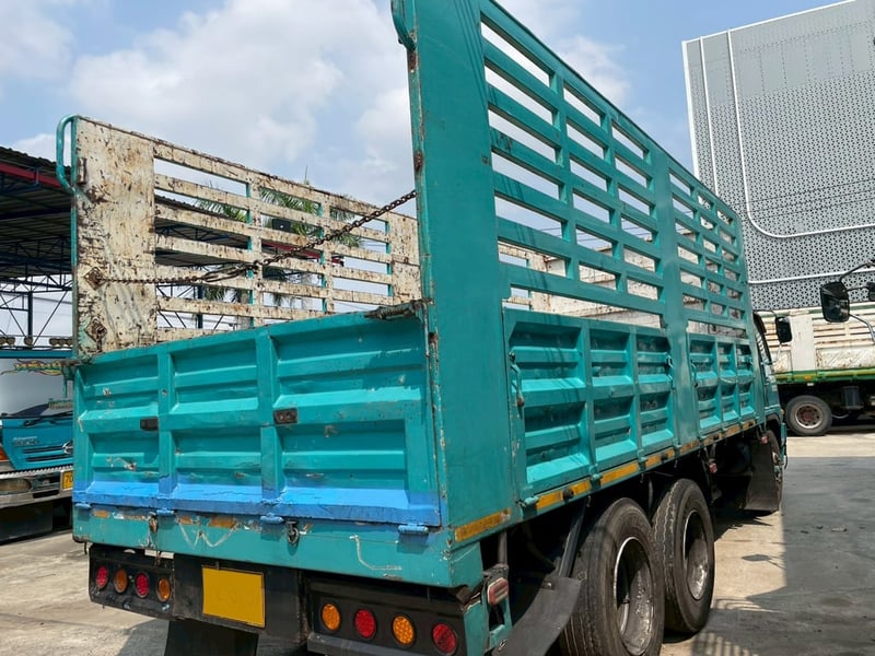 สิบล้อล่อง เขียวมิ้น เข้ามาแล้ว  ISUZU FL3H  195 แรง ปี 42