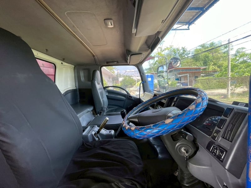 รถบรรทุก 12 ล้อดั้ม ชมพู รับทรัพย์ ISUZU FXZ 360 แรง ปี 57
