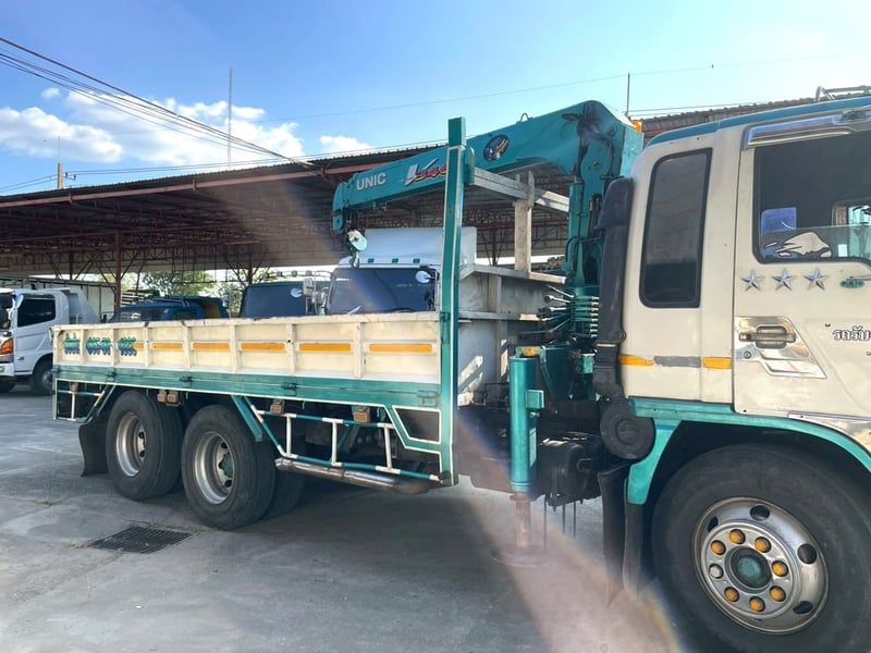 10 ล้อ ติดเครน HINO FL3H 195 แรง ปี 36