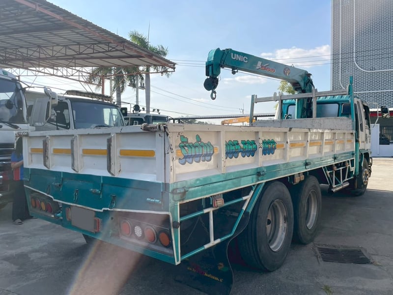 10 ล้อ ติดเครน HINO FL3H 195 แรง ปี 36