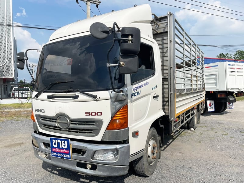 6 ล้อ คอกสูง  HINO FC9J 145 แรง ปี 53