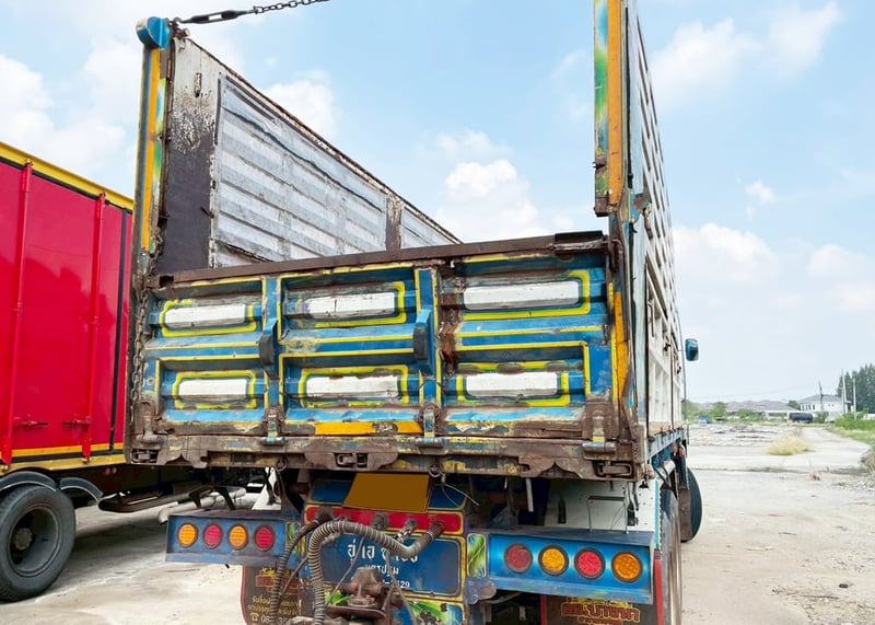 รถบรรทุก 12 ล้อดั้ม พร้อมลูกพ่วง ISUZU FXZ77 360 แรง ปี 61 