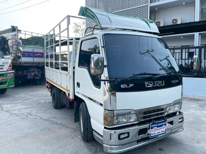 รถบรรทุก 4 ล้อ คอกสูง ISUZU NKR 100 แรง ปี 48