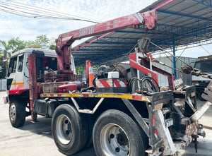 รถบรรทุก 10 ล้อ เฉพาะกิจ รถยก  MITSUBISHI FN527 220 แรง ปี 45