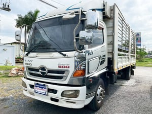 6 ล้อ คอกสูง  HINO FC9J 175 แรง ปี 55 ยาว 6.6 x 2.3 x 2 m  