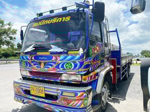 10 ล้อ ติดเครน 5 ตัน ISUZU FVM33 195 แรง ปี 42