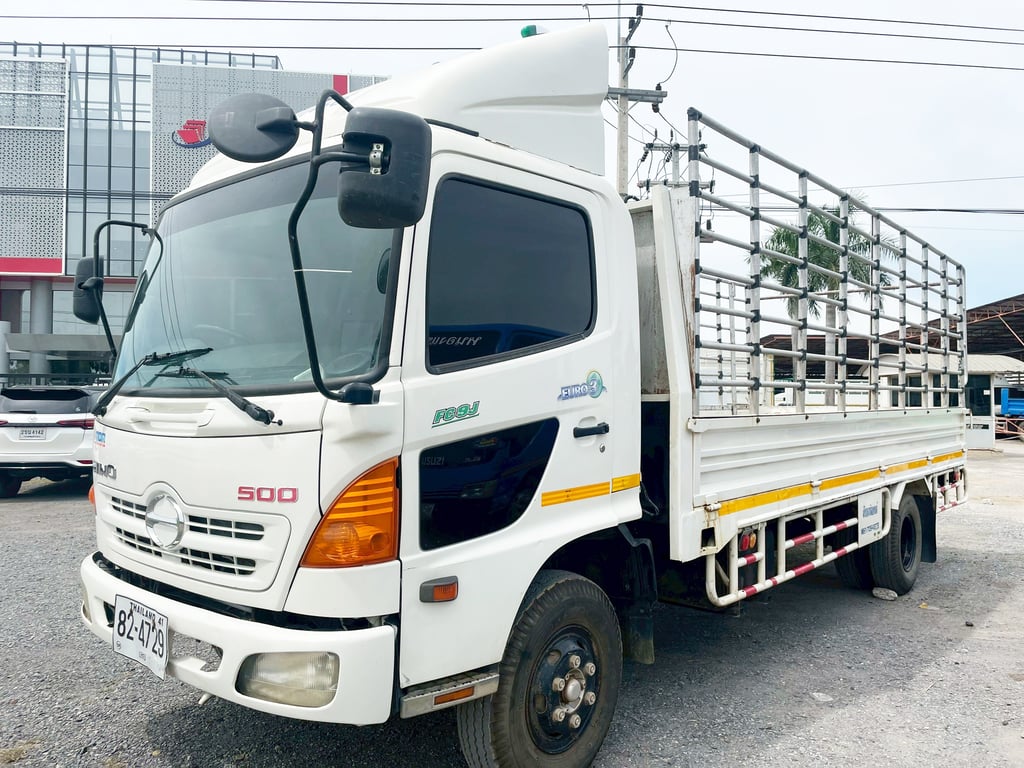 6 ล้อ คอก HINO FG9J 175 แรง ปี 55 ยาว 5.6 x 2.2 ม. 6 ล้อ คอก HINO FG9J 175 แรง ปี 55 ยาว 5.6 x 2.2 ม.