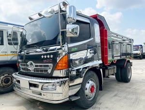 6 ล้อดั้ม เทา HINO FG8J 212 แรง ปี 58