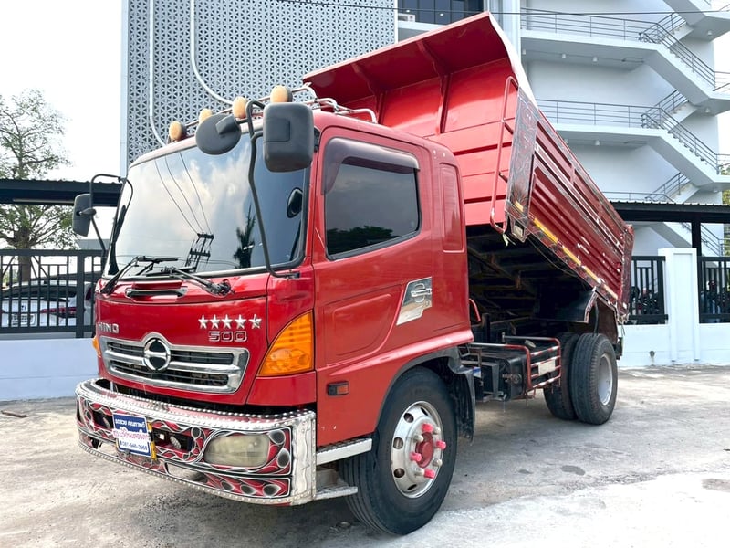 6 ล้อดั้ม ส้ม สะสม ทรัพย์  HINO FG1J 220 แรง ปี 54  