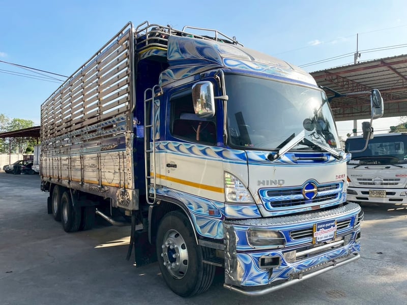 10 ล้อ คอกเกษตร HINO FL1J 212 แรง ปี 48 7.6 x 2.5 x 2.4 m