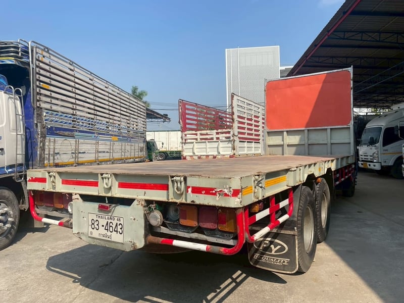 รถบรรทุก 10 ล้อ พื้นเรียบ HINO FL3H 195 แรง ปี 37 รถบรรทุก 10 ล้อ พื้นเรียบ HINO FL3H 195 แรง ปี 37