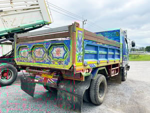 MITSUBISHI FUSO FK 206 แรงม้า รถบรรทุก 6 ล้อ ดั้มพ์ ปี 2563