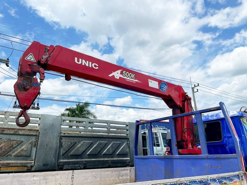 10 ล้อ ติดเครน 5 ตัน ISUZU FVM33 195 แรง ปี 42