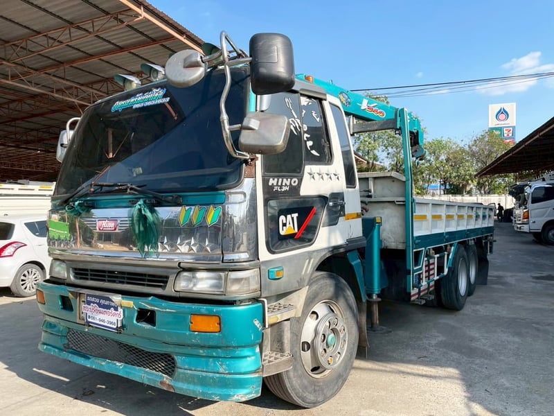 10 ล้อ ติดเครน HINO FL3H 195 แรง ปี 36