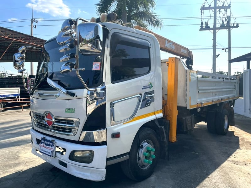 6 ล้อ ติดเครน HINO FC4J 144 แรง ปี 47