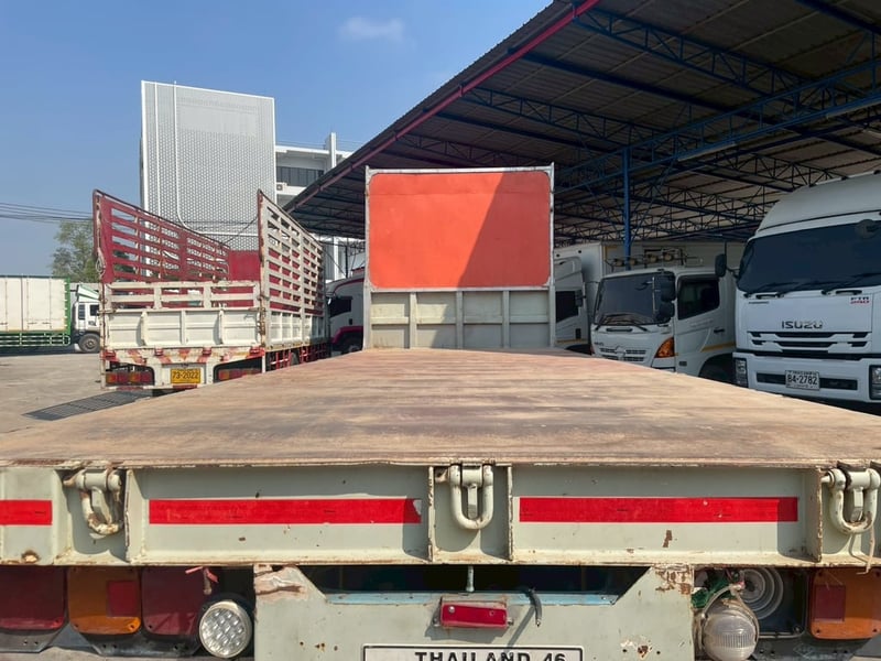 รถบรรทุก 10 ล้อ พื้นเรียบ HINO FL3H 195 แรง ปี 37 รถบรรทุก 10 ล้อ พื้นเรียบ HINO FL3H 195 แรง ปี 37