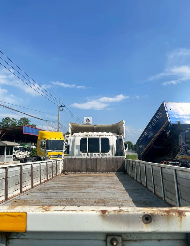 6 ล้อ กระบะเอนกประสงค์ คอกยาว ISUZU FRR 210 แรง ปี 56