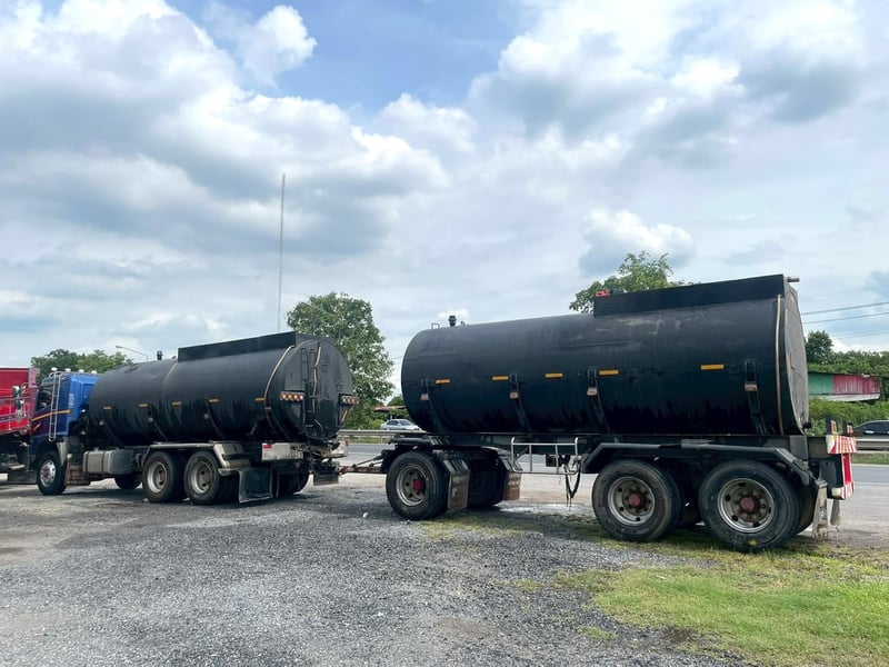 รถบรรทุกของเหลว 10 ล้อ พร้อมหาง HINO FM1A 344 แรง ปี 51