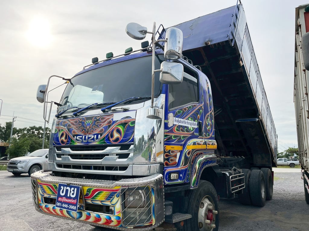 10 ล้อ ดั้ม แม่ลูก ISUZU FXZ 360 แรง ปี 52 เกียร์เดิม พร้อมใช้งาน