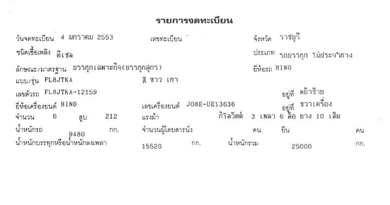 10 ล้อ เฉพาะกิจบรรทุกสุกร  HINO FL8J 212 แรง ปี 53