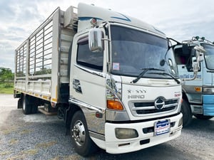 6 ล้อ คอกสูง  HINO FC9J 175 แรง ปี 55 ยาว 6.6 x 2.3 x 2 m  