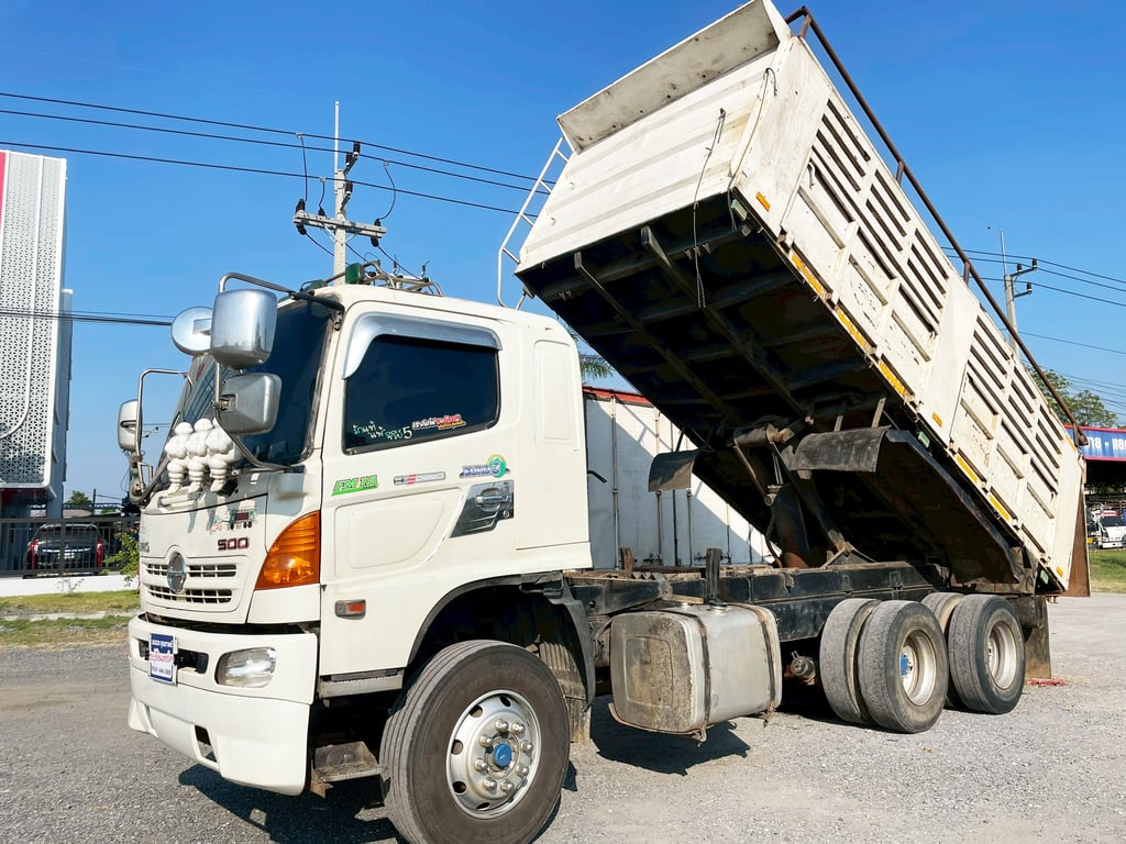 10 ล้อ ดั้ม HINO FM1A 344 แรง ปี 55 ครื่องเดิม สภาพพร้อมใช้