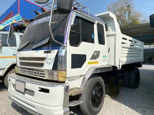 6 ล้อ ดั้ม  MITSUBISHI FK 225 แรง ปี 49 ยาว 3.8 x 2.3 m  