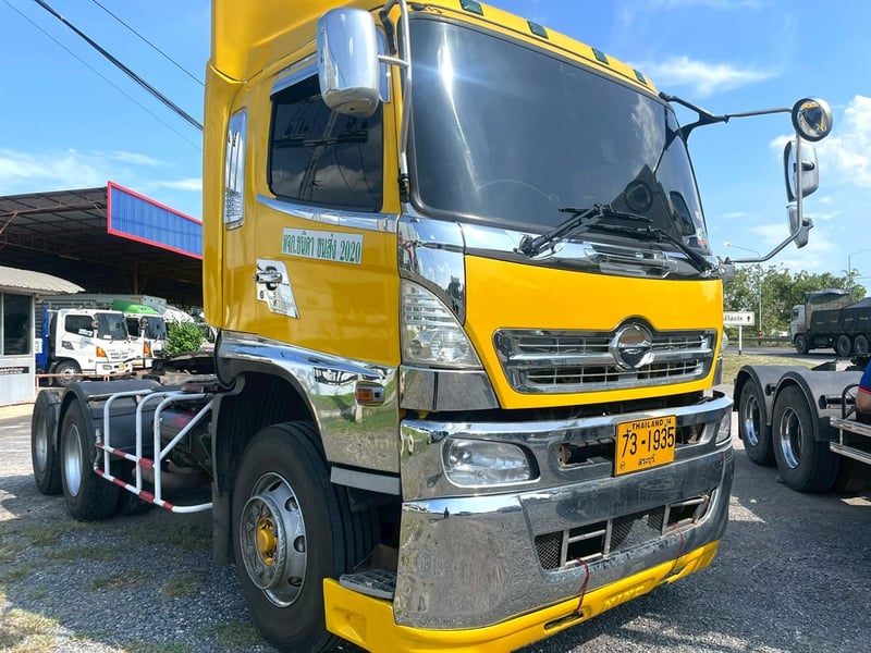 10 ล้อ หัวลาก เหลืองรับทรัพย์  HINO FM2P 314 แรง ปี 46