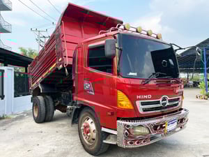 6 ล้อดั้ม ส้ม สะสม ทรัพย์  HINO FG1J 220 แรง ปี 54  