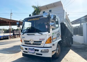 6 ล้อ ดั้มขาว  HINO FC9J 145 แรง ปี 53