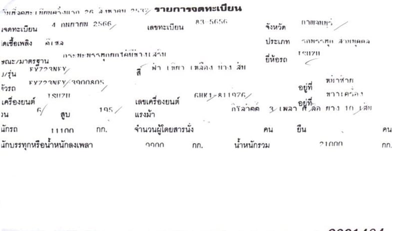 สิบล้อดั้ม ISUZU FXZ23 195 แรง ปี 37
