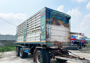 รถบรรทุก 12 ล้อดั้ม พร้อมลูกพ่วง ISUZU FXZ77 360 แรง ปี 61 