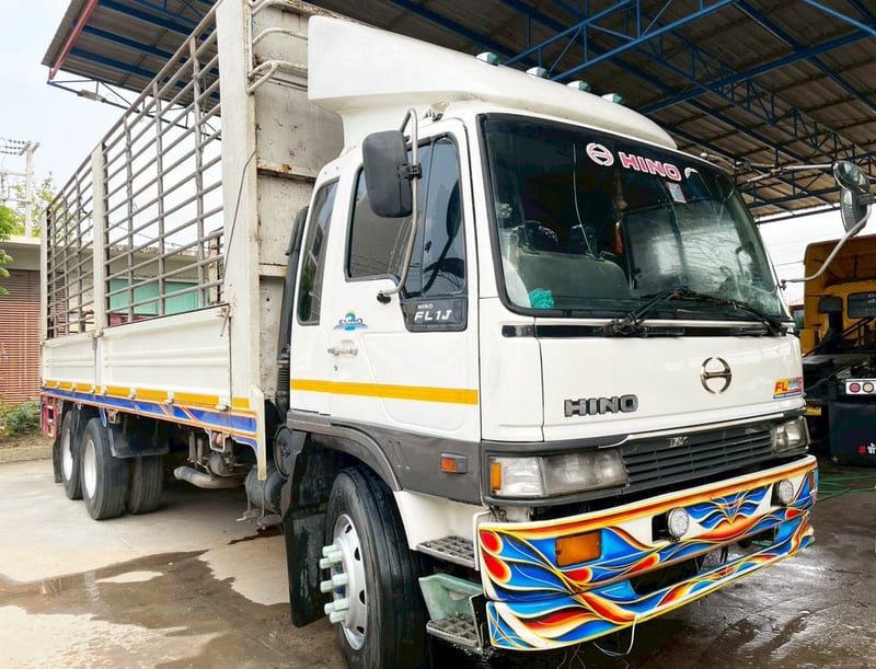 รถบรรทุก 10 ล้อล่อง เ HINO FL1J 212 แรง ปี 45