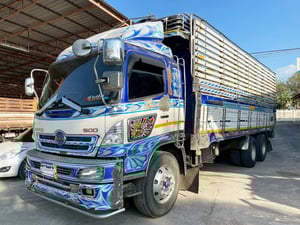 10 ล้อ คอกเกษตร HINO FL1J 212 แรง ปี 48 7.6 x 2.5 x 2.4 m