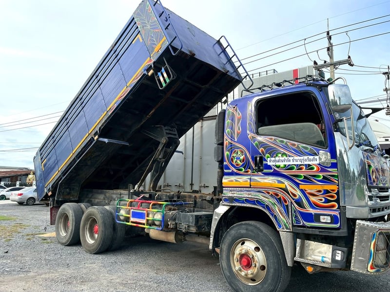 10 ล้อ ดั้ม แม่ลูก ISUZU FXZ 360 แรง ปี 52 เกียร์เดิม พร้อมใช้งาน