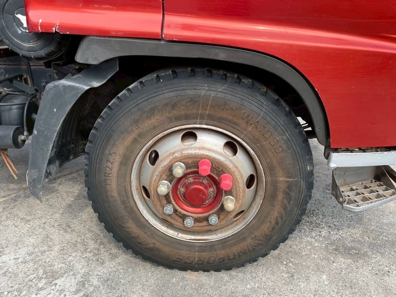 6 ล้อดั้ม ส้ม สะสม ทรัพย์  HINO FG1J 220 แรง ปี 54  