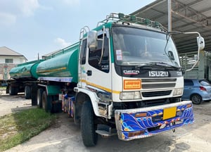 รถบรรทุกน้ำ 10 ล้อดั้ม พร้อมลูกพ่วง ISUZU FXZ23 270 แรง ปี 40